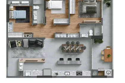 Apartamento para Venda em Itajaí no Praia Brava de Itajaí com 3 Quartos e 110m² | Piscina e Varanda Gourmet - Foto 9