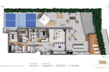 Apartamento para Venda em Barra Velha no Itajuba com 3 Quartos e 98m² | Varanda Gourmet e Salão de Festas - Foto 2