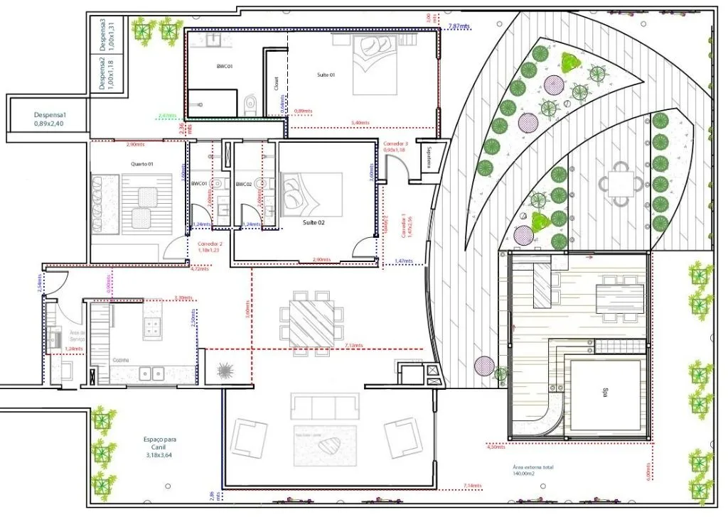 Apartamento à Venda em Itajaí no Vila Operária: 3 Quartos, 322m², 2 Suítes e 2 Vagas de Garagem - Foto 2