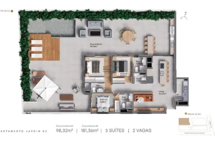 Apartamento para Venda em Barra Velha no Itajuba com 3 Quartos e 98m² | Varanda Gourmet e Salão de Festas - Foto 4