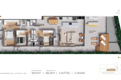 Apartamento para Venda em Barra Velha no Itajuba com 3 Quartos e 98m² | Varanda Gourmet e Salão de Festas - Foto 3
