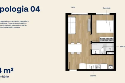 Apartamento para Venda em Itajaí no São João com 1 Quarto e 33m² | Piscina e Varanda Gourmet - Foto 10