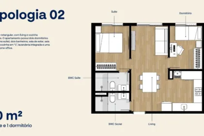 Apartamento para Venda em Itajaí no São João com 1 Quarto e 33m² | Piscina e Varanda Gourmet - Foto 6