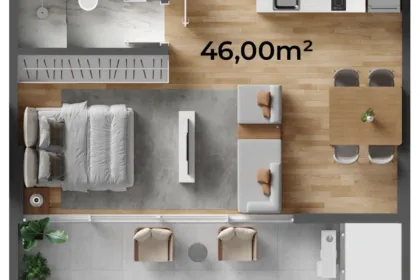 Apartamento para Venda em Itajaí no Centro com 1 Quarto e 46m² | Piscina e Varanda Gourmet - Foto 9