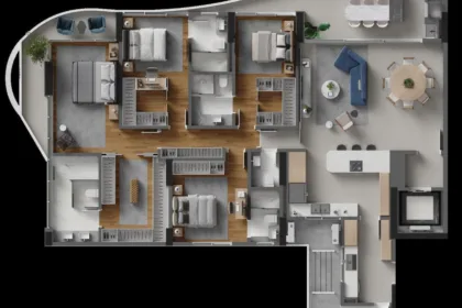 Apartamento para Venda em Itajaí no Fazenda com 3 Quartos e 168m² | Varanda Gourmet e Salão de Festas - Foto 5