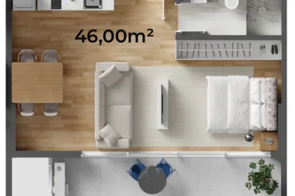 Apartamento para Venda em Itajaí no Centro com 1 Quarto e 46m² | Piscina e Varanda Gourmet - Foto 7