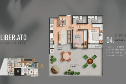Apartamento para Venda em Itajaí no São Judas com 2 Quartos e 67m² | Piscina e Varanda Gourmet - Foto 11